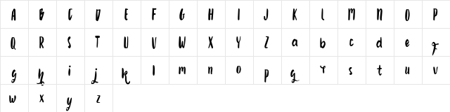 Growonk Regular  glyph index