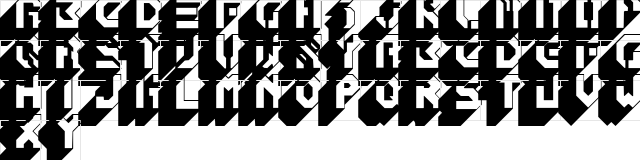 Blockbuster Regular  glyph index