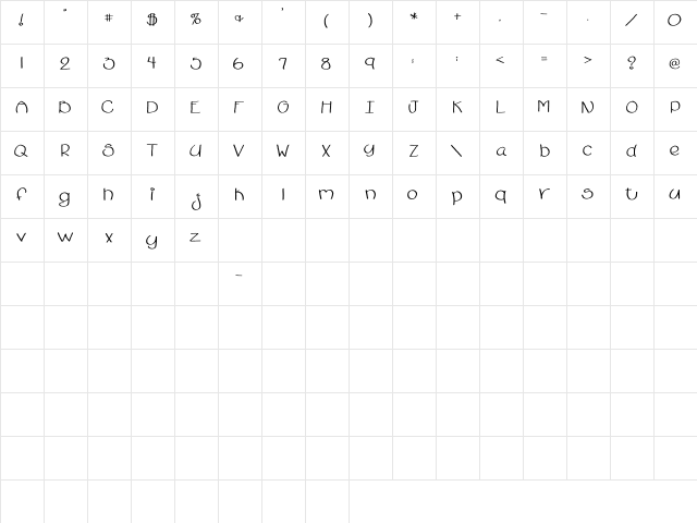 2Peas Loose Kurls 2Peas Loose Kurls  glyph index