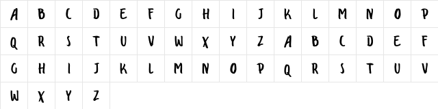 SPYDOL Regular  glyph index