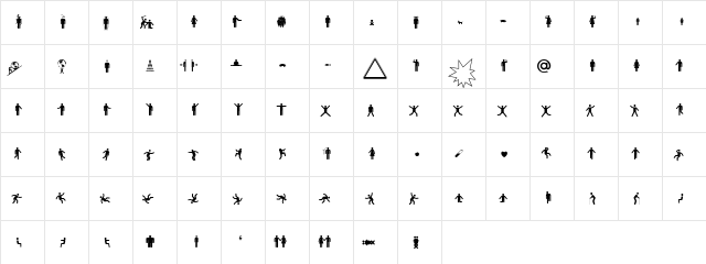 LinotypeFactsOfLife Regular  glyph index