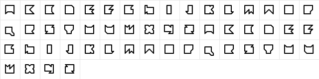 dmf studio klinik dekan Regular  glyph index