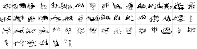 AfterLastWar Regular  glyph index