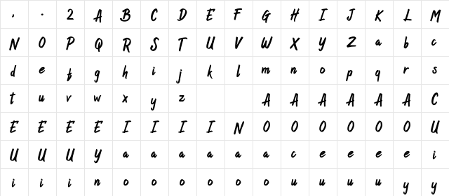 Butter Pineapple 2 Regular  glyph index