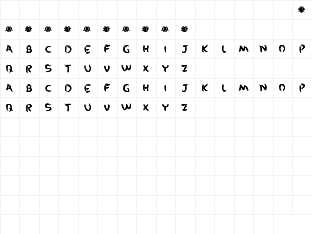 Overcome Regular  glyph index