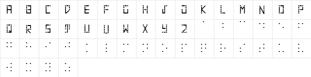 VisualBraille VisualBraille  glyph index
