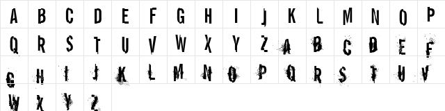 vtks REPORT erRoR Regular  glyph index