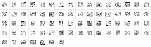 Fazzes_2 Regular  glyph index