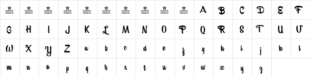 Bananas Personal Use Regular  glyph index