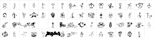 Brian Powers Doodle 2 1  glyph index