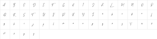 Dillandio Free Regular  glyph index