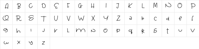 Love Children Regular  glyph index