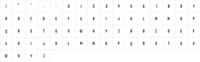 Party Lights [WLM] Regular  glyph index