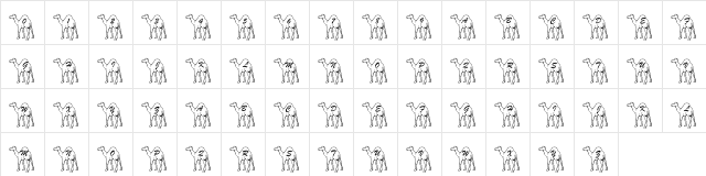 pf_caml3 Regular  glyph index