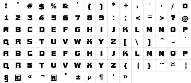 a_ConceptoTitulGr Regular  glyph index