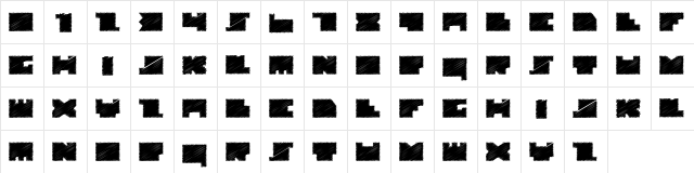 Alt Tiwo Scribble Alt Tiwo Scribble  glyph index