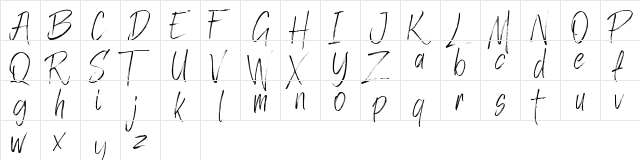 Zolanti Regular  glyph index