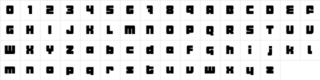 Metropolian Demo Regular  glyph index