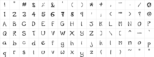 Heagney-Genesis Genesis  glyph index