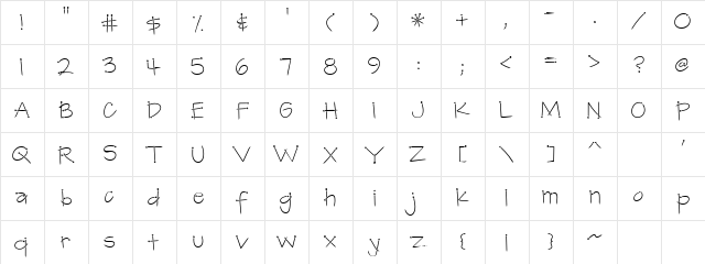 LD Pins Regular  glyph index
