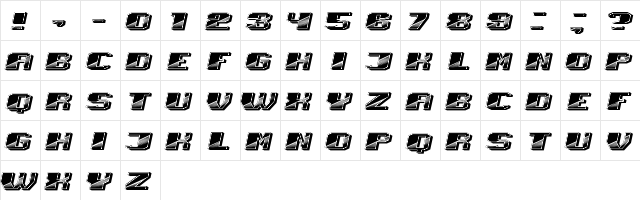 Unboxing Regular  glyph index