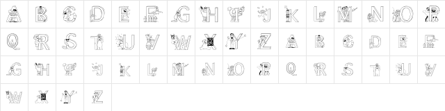 Sesame Street Normal  glyph index