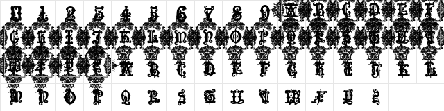 Medieval Sorcerer Ornamental Medieval Sorcerer Ornamental  glyph index