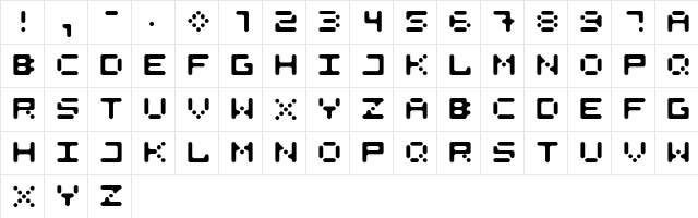 525round Regular  glyph index