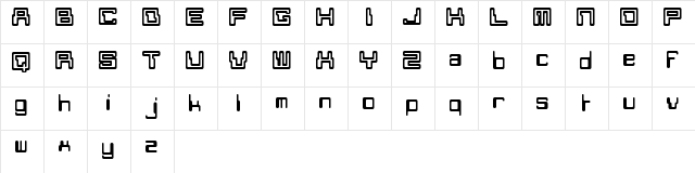 Moonmonkey Regular  glyph index
