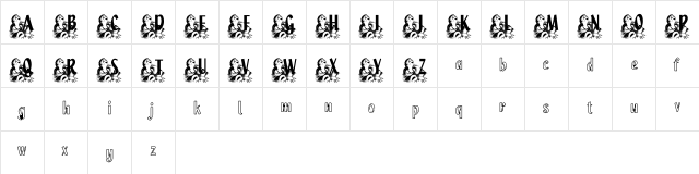 KG HIGH SOCIETY Regular  glyph index