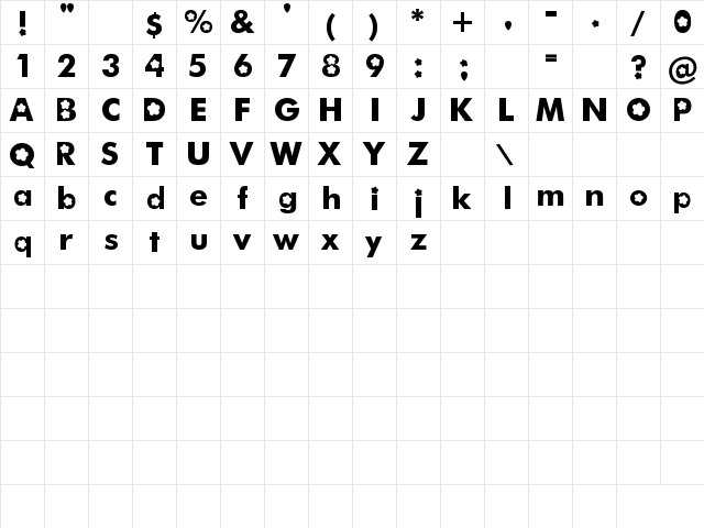 2Peas Groovy Bloom 2Peas Groovy Bloom  glyph index