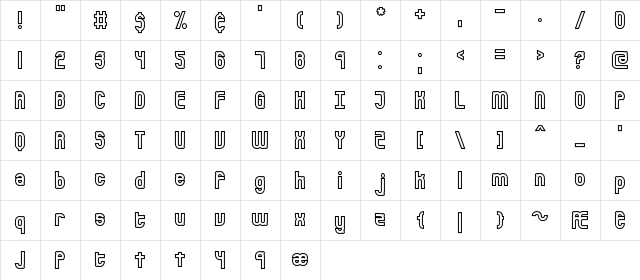 Bumped BRK Normal  glyph index