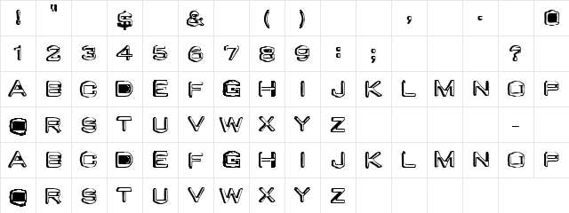 Quote Sasha Regular  glyph index