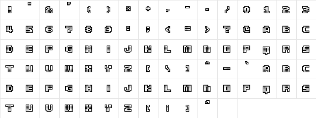 delia Black  glyph index