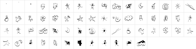 BatsDa Medium  glyph index