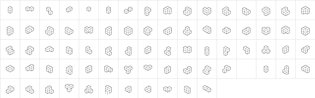 Anastomosis Regular  glyph index