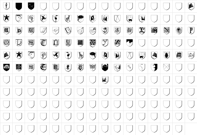 DesignersWeAll Regular  glyph index