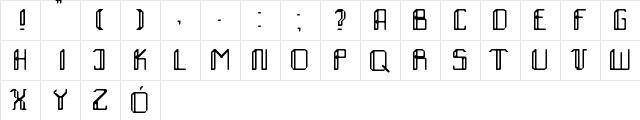xdlol Regular  glyph index