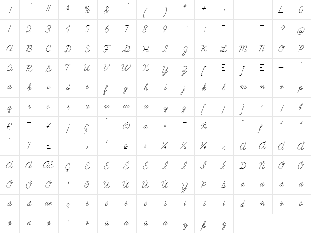 Learning Curve Regular  glyph index