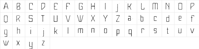 MaiersNr8 Light  glyph index