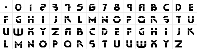 Runner Normal  glyph index