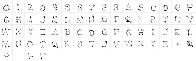 Klexalfabeta Regular  glyph index