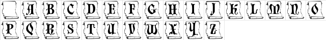 Summer's Scroll 1 Regular  glyph index