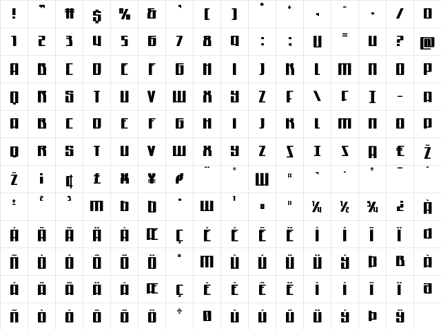 Quantum of Malice Half-Drop Regular  glyph index