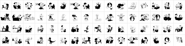 WebWideWorld Regular  glyph index