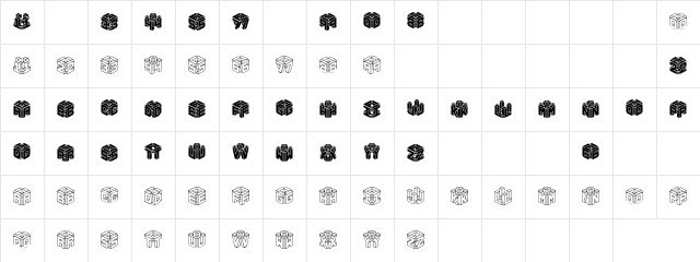 Cubico Fest Regular  glyph index