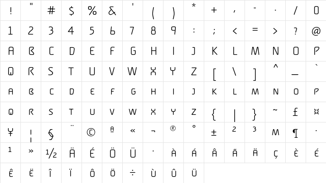 AlegaGreek-LightSC Regular  glyph index