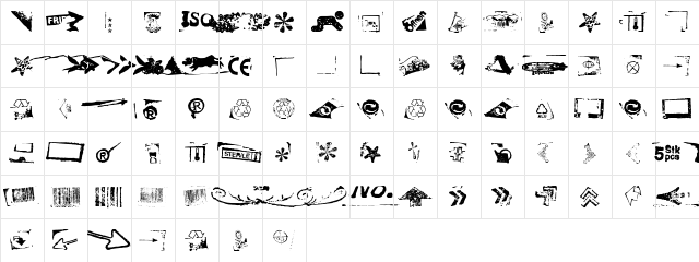HotPlate LT Std Bats Regular  glyph index