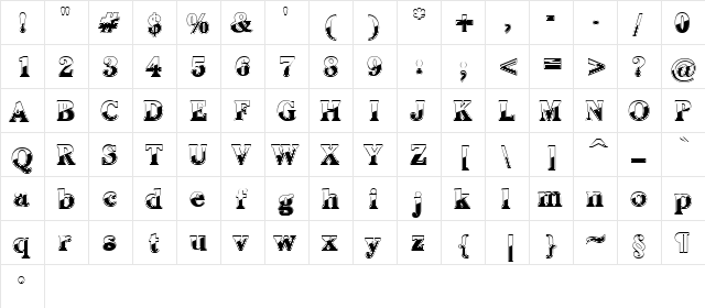 Chell Chrome r&#57266&#57266&#57239!&#57153&#57186 !"  glyph index