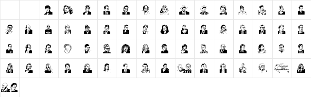 Conan Regular  glyph index